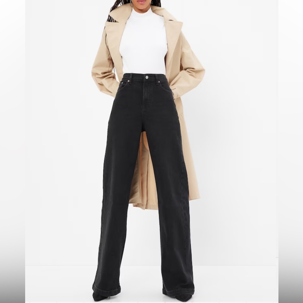 Gap high-rise stride wide-leg jeans